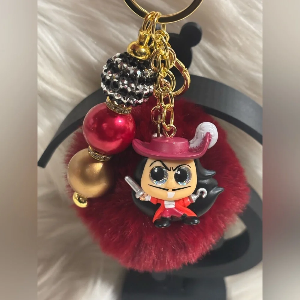 Captain Hook Doorables Keychain/Bag Charm Handmade